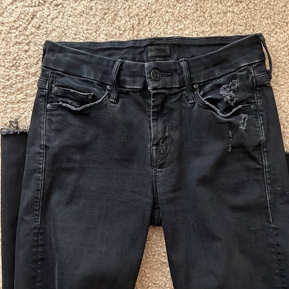 Black Mother Skinny Jeans - Picture 4 of 7